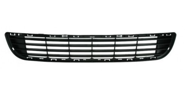 Grille pare-choc avant centrale noire et grise inférieure Peugeot