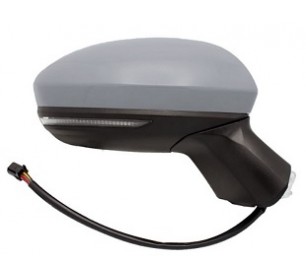 Rétroviseur droit électrique, chauffant + rabattable à peindre + feu + sonde Renault CLIO 5 - GO4417024