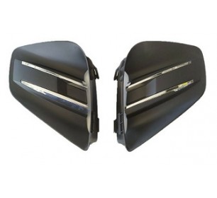 grilles inférieures droite + gauche pare-chocs avant [Noire-Chrome]  - GO4417047
