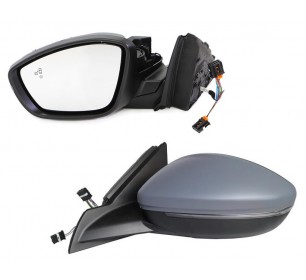 Rétroviseur gauche électrique chauffant rabattable + courtoisie + feu + side assist - GO4228129B