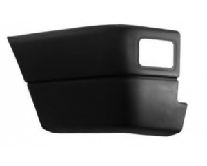 Crosse pare-chocs arrière gauche + trou antibrouillard (noir) VW Transporter T4 1990-1996