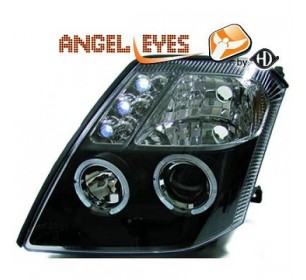 Paire de phares design, noir pour Citroen C2 2003-2009 - GO4000480
