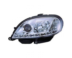 Paire de phares à LED, chrome pour Citroen SAXO 1999-2004
