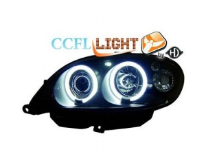 Paires de phares ANGEL EYES CCFL noir Citroen SAXO 1999-2004