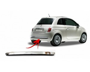 Baguette de pare chocs arrière chromée Fiat 500 07/2007 - 08/2015