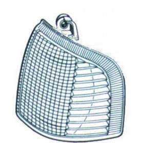 Feu clignotant Gauche, blanc pour Ford ESCORT 1986-1990 - GO1412073