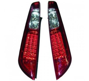 Paire de feux arrières LED rouge/blanc pour Ford FOCUS 2004-2008 - GO1416995