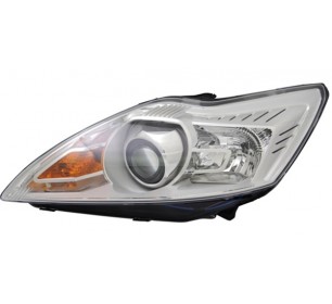 Phare bi-xenon Gauche D1S+H1 chrome pour Ford FOCUS 2008-2011 - GO1417085