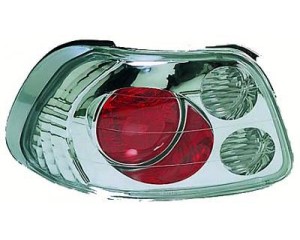 Paire de feux arrieres design, chrome pour Honda CIVIC CRX DEL SOL 1992-1997