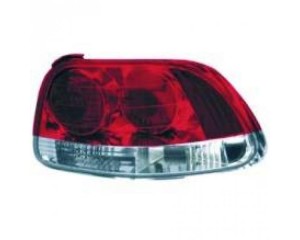 Paire de feux AR design, rouge/blanc pour Honda CIVIC CRX DEL SOL 1992->>