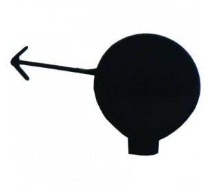 Cache crochet de remorquage, noir, à peindre pour Kia PICANTO 2004-2008 - GO6505063