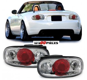 Paire de feux arrières cristal chrome Mazda MX5 NA 1989-1998 - GO5650195