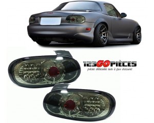 feux arrieres LED cristal noir  Mazda MX5 NB 1998-2005