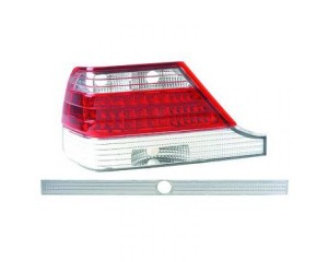 Paire de feux arrières LED, rouge/blanc pour Mercedes 300-600 SE/L (W140) 1994-1998