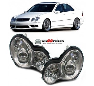 Paire de phares Facelift  H7+H7 Mercedes Classe C W203 2000-2006 - GO1671580