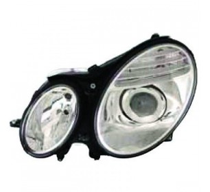 Paire de phares design, cristal/chrome pour Mercedes Classe E (W210) 1995-1998 - GO1614386