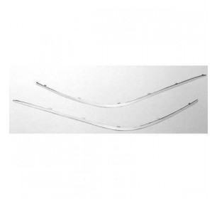 Baguette de pare chocs avant Droite chromée Mercedes Classe E (W210) 1999-2002 - GO1614164