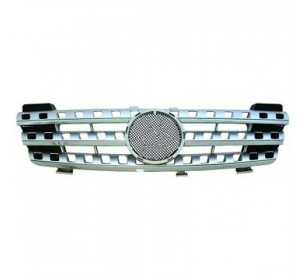grille de calandre gris argent et chrome Mercedes ML (W164) 06/2005 au 09/2008 - GO1691440